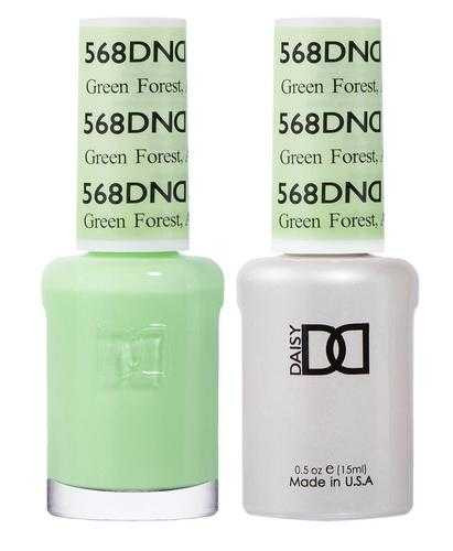 DND Gel & Matching Lacquer- 568 GREEN FOREST AK DND Gel & Matching Lacquer