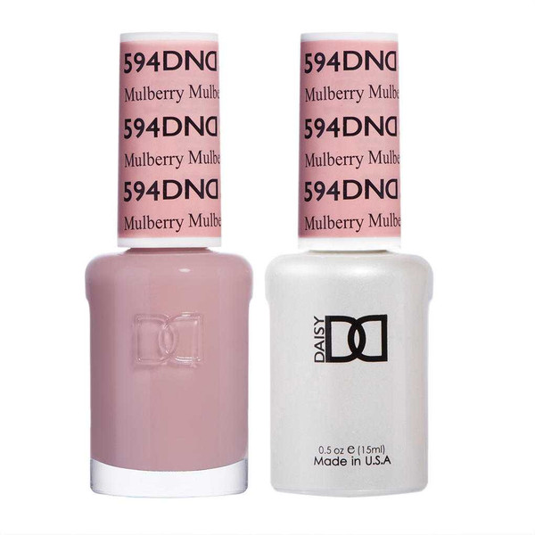 DND Gel & Matching Lacquer- 594 MULBERRY DND Gel & Matching Lacquer