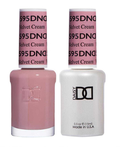 DND Gel & Matching Lacquer- 595 VELVET CREAM DND Gel & Matching Lacquer