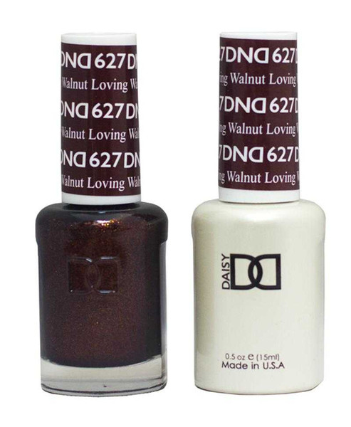 DND Gel & Matching Lacquer- 627 LOVING WALNUT DND Gel & Matching Lacquer