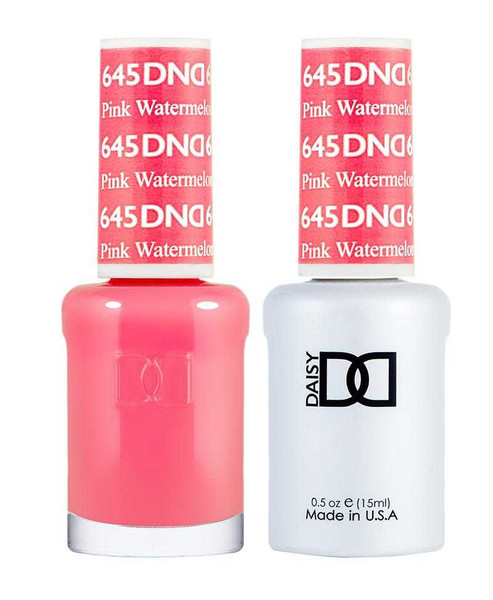 DND Gel & Matching Lacquer- 645 PINK WATERMELON DND Gel & Matching Lacquer