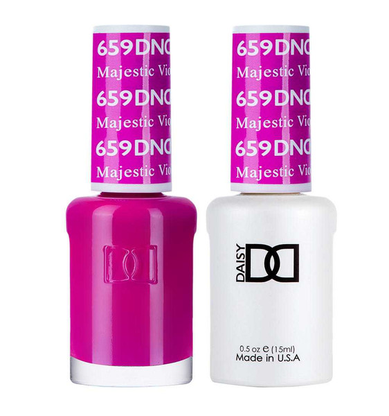 DND Gel & Matching Lacquer- 659 MAJESTIC VIOLET DND Gel & Matching Lacquer