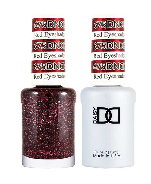 DND Gel & Matching Lacquer- 675 RED EYESHADOW DND Gel & Matching Lacquer