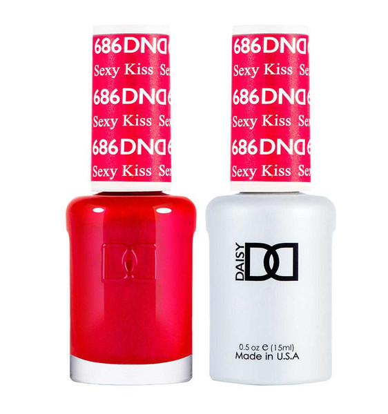 DND Gel & Matching Lacquer- 686 SEXY KISS DND Gel & Matching Lacquer
