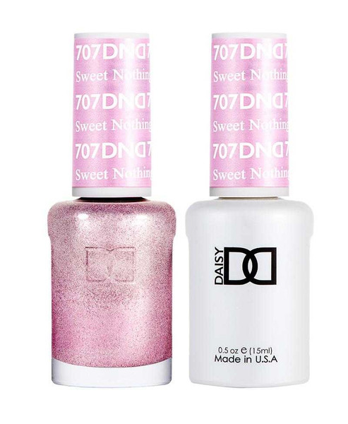 DND Gel & Matching Lacquer- 707 SWEET NOTHING DND Gel & Matching Lacquer