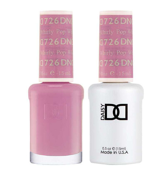 DND Gel & Matching Lacquer- 726 WHIRLY POP DND Gel & Matching Lacquer