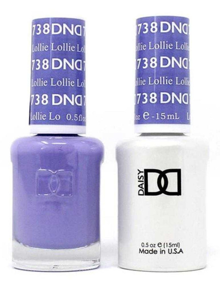 DND Gel & Matching Lacquer- 738 LOLLIE DND Gel & Matching Lacquer