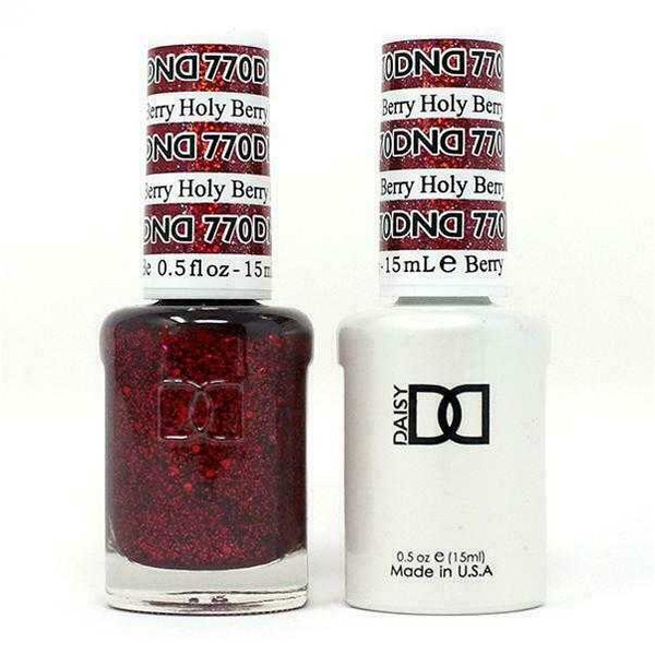 DND Gel & Matching Lacquer- 770 HOLY BERRY DND Gel & Matching Lacquer