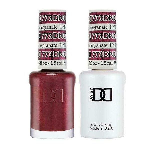 DND Gel & Matching Lacquer- 773 Holiday Pomegranate DND Gel & Matching Lacquer