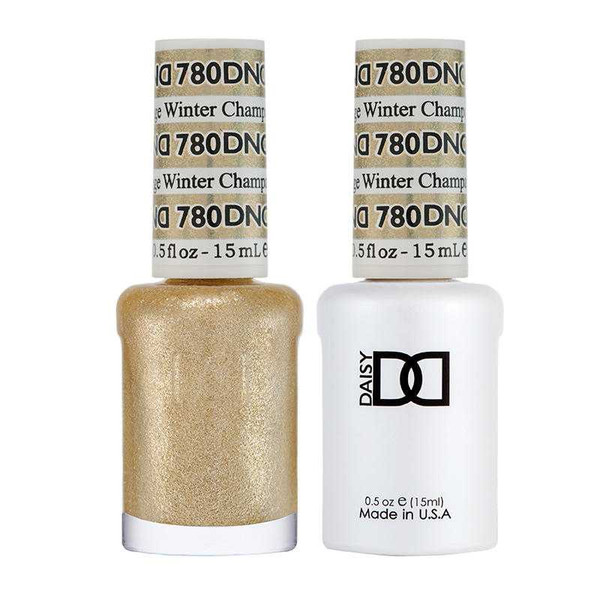 DND Gel & Matching Lacquer- 780 CHAMPAGNE WINTER DND Gel & Matching Lacquer