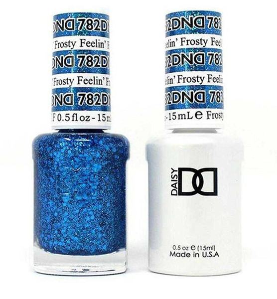 DND Gel & Matching Lacquer- 782 FROSTY FEELING DND Gel & Matching Lacquer