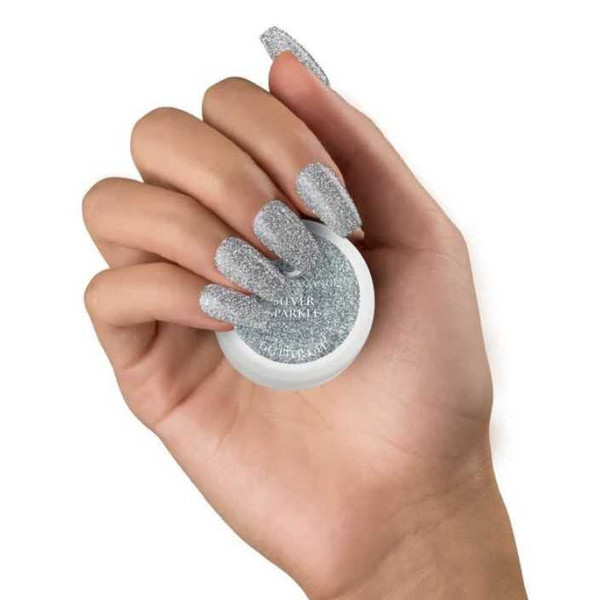 Light Elegance Glitter Gel- Silver Sparkle 10ml LIGHT ELEGANCE GLITTER GEL
