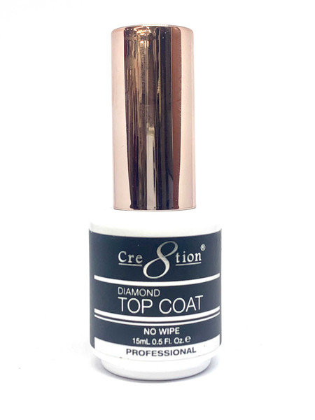 Cre8tion Gel Uv/Led Diamond Top No Wipe 15ml/0.5oz GEL TOP AND BASE COAT