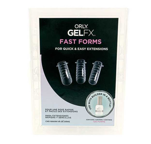 ORLY Gel Fast Forms 120pc kit NAIL FORMS