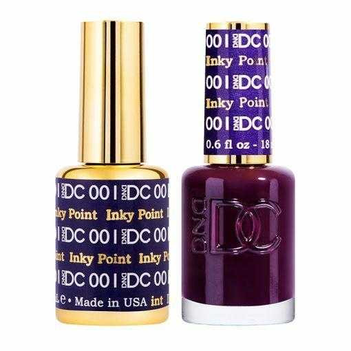 DC Duo #001 Inky Point- Gel Polish & Matching Lacquer DC Gel & Lacquer Duo