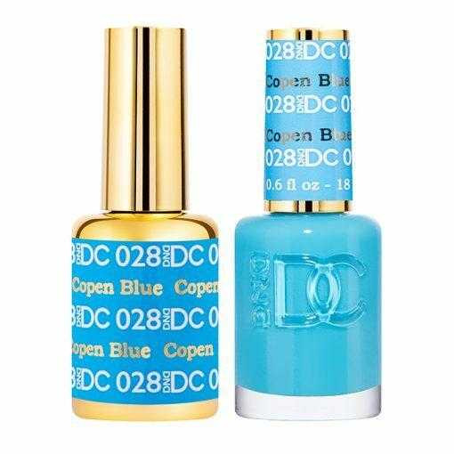 DC Duo #028 Copen Blue- Gel Polish & Matching Lacquer DC Gel & Lacquer Duo