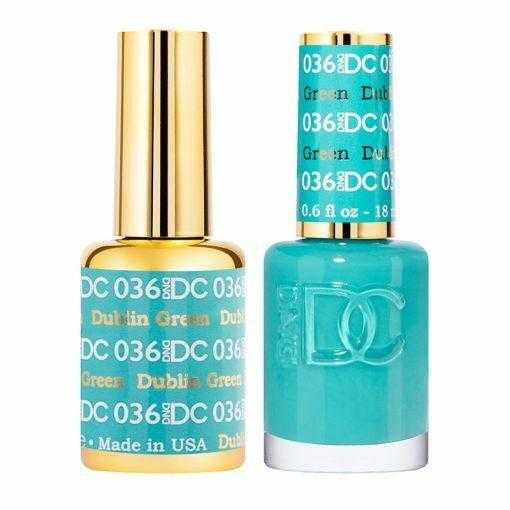 DC Duo #036 Dublin Green- Gel Polish & Matching Lacquer DC Gel & Lacquer Duo