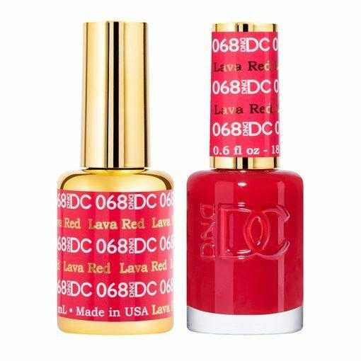 DC Duo #068 Lava Red- Gel Polish & Matching Lacquer DC Gel & Lacquer Duo