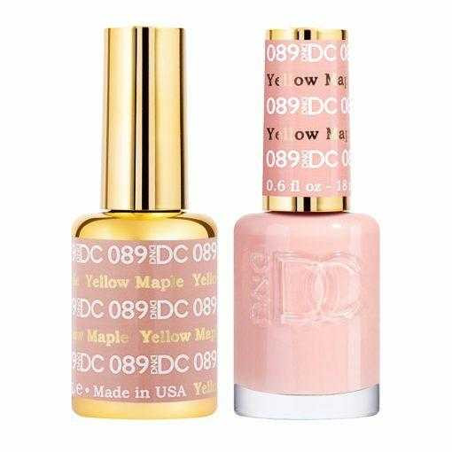 DC Duo #089 Yellow Maple- Gel Polish & Matching Lacquer DC Gel & Lacquer Duo