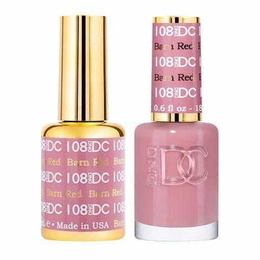 DC Duo #108 Barn Red- Gel Polish & Matching Lacquer DC Gel & Lacquer Duo