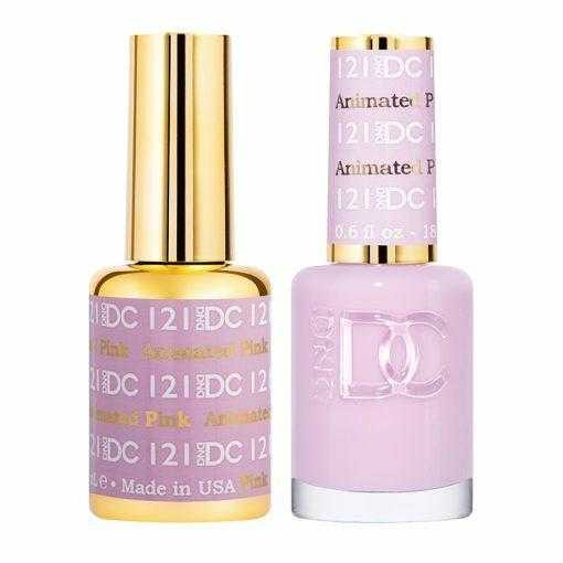 DC Duo #121 Animated Pink- Gel Polish & Matching Lacquer DC Gel & Lacquer Duo