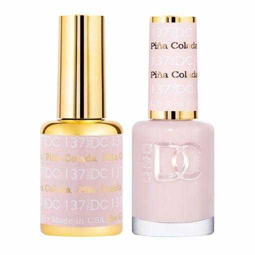 DC Duo #137 Pina Colada- Gel Polish & Matching Lacquer DC Gel & Lacquer Duo