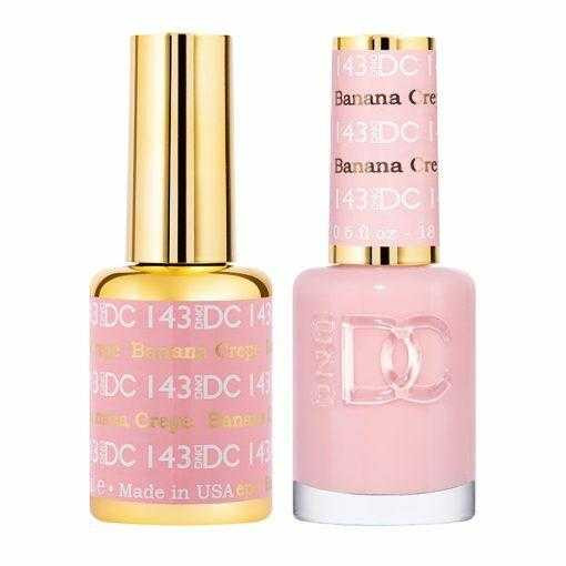DC Duo #143 Banana Crepe- Gel Polish & Matching Lacquer DC Gel & Lacquer Duo