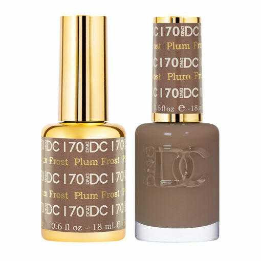 DC Duo #170 Plum Frost- Gel Polish & Matching Lacquer DC Gel & Lacquer Duo