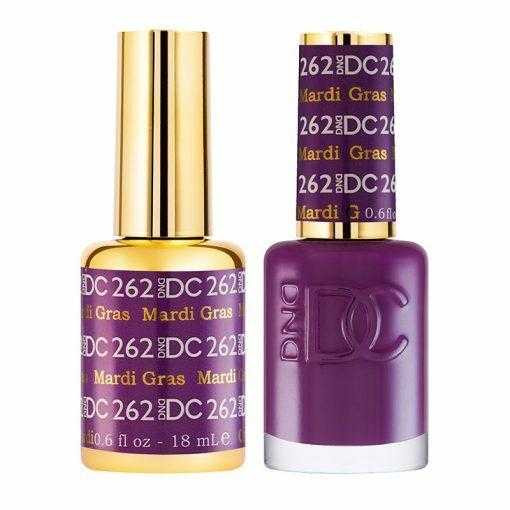 DC Duo #262 Mardi Gras- Gel Polish & Matching Lacquer DC Gel & Lacquer Duo