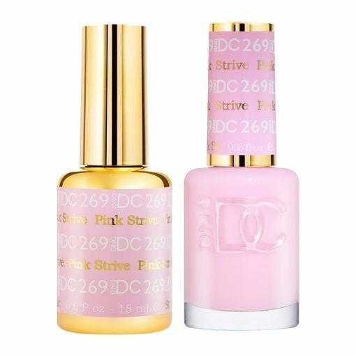 DC Duo #269 Pink Strive- Gel Polish & Matching Lacquer DC Gel & Lacquer Duo