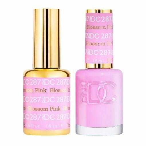 DC Duo #287 Blossom Pink- Gel Polish & Matching Lacquer DC Gel & Lacquer Duo