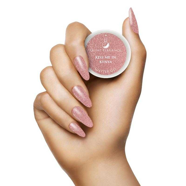 Light Elegance Glitter Gel- Kiss Me In Kenya LIGHT ELEGANCE GLITTER GEL