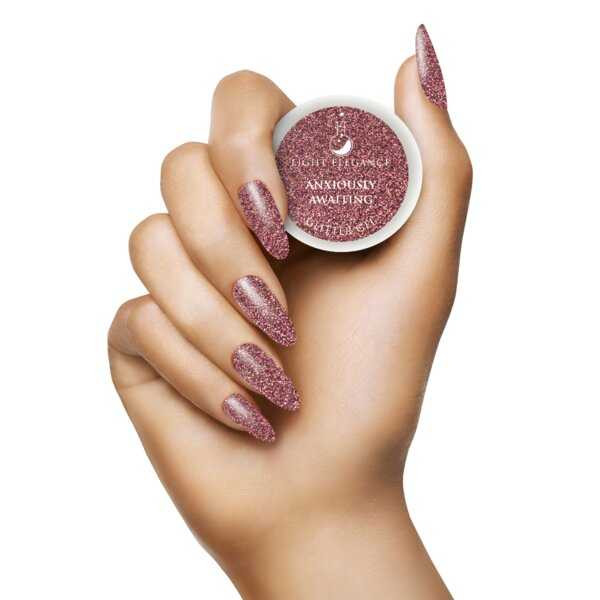 Light Elegance Glitter Gel- Anxiously Waiting LIGHT ELEGANCE GLITTER GEL