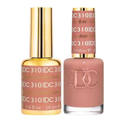 DC Duo #310 Confetti- Gel Polish & Matching Lacquer DC Gel & Lacquer Duo
