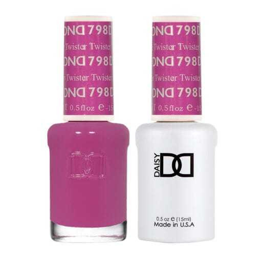 DND Gel & Matching Lacquer- 798 Twister DND Gel & Matching Lacquer
