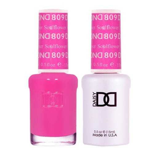 DND Gel & Matching Lacquer- 809 Soulflower DND Gel & Matching Lacquer