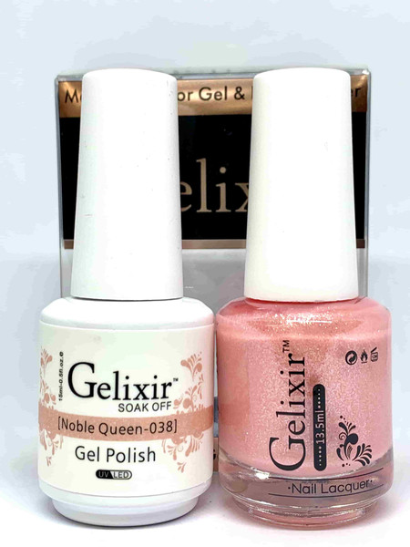 Gelixir Gel Polish & Matching Lacquer- #038 Noble Queen Gelixir Gel Polish & Matching Lacquer Duo