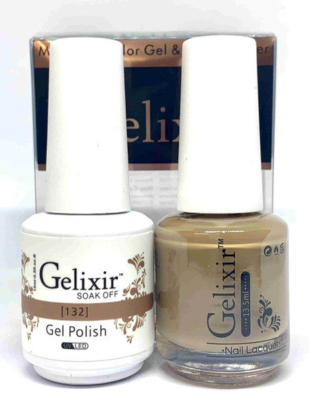 Gelixir Gel Polish & Matching Lacquer- #132 Gelixir Gel Polish & Matching Lacquer Duo