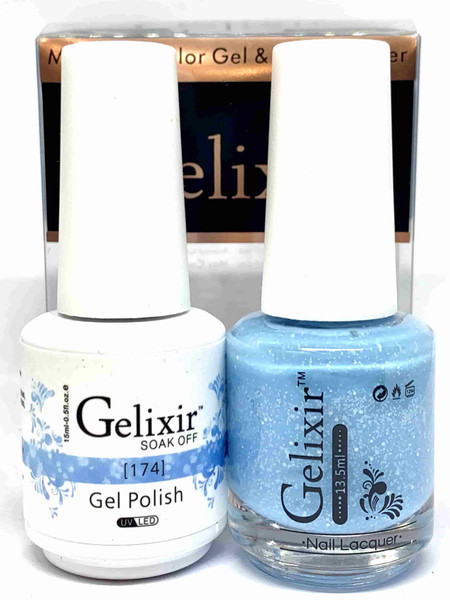 Gelixir Gel Polish & Matching Lacquer- #174 Gelixir Gel Polish & Matching Lacquer Duo