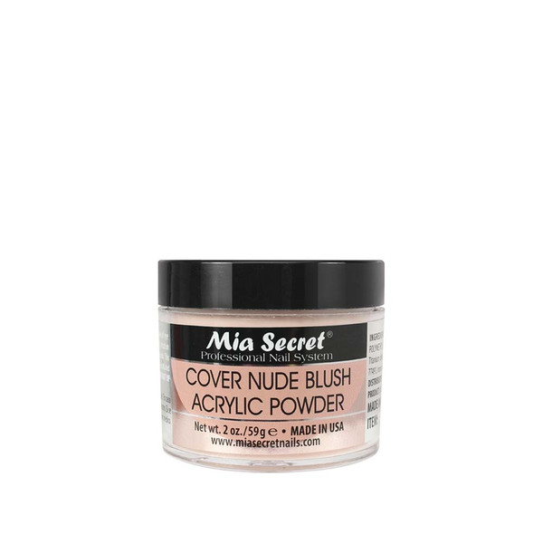 Mia Secret Acrylic Nail Powder- Cover Nude Blush 2oz Mia Secret Acrylic Nail Powder