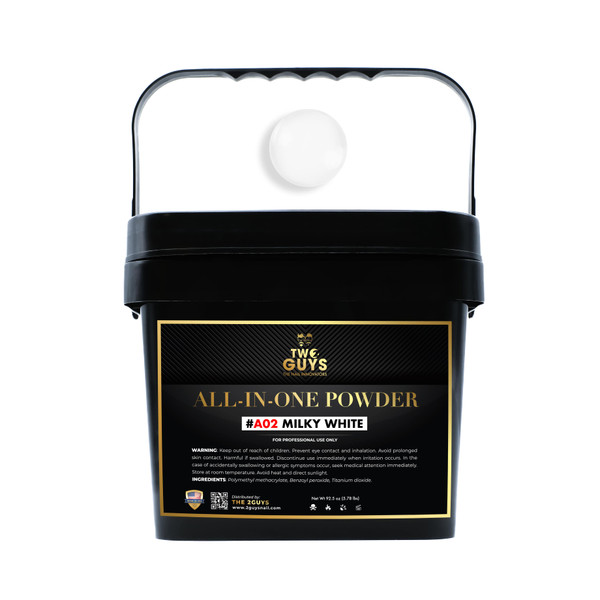 Two Guys All In One Powder- #A02 Milky White - 1 Gallon Two Guys All In One Powder