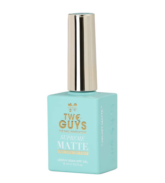 Two Guys Supreme "Matte" Non Wipe Top Coat 0.5oz