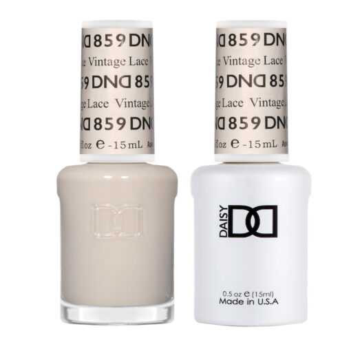 DND Gel & Matching Lacquer- 859 VINTAGE LACE DND Gel & Matching Lacquer