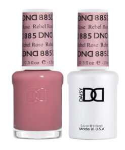 DND Gel & Matching Lacquer- 885 REBEL ROSE DND Gel & Matching Lacquer