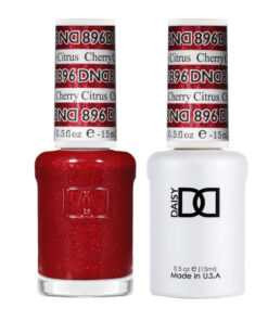 DND Gel & Matching Lacquer- 896 CHERRY CITRUS DND Gel & Matching Lacquer