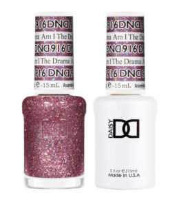 DND Gel & Matching Lacquer- 916 AM I THE DRAMA DND Gel & Matching Lacquer