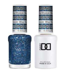 DND Gel & Matching Lacquer- 927 BLUE ILLUSION DND Gel & Matching Lacquer