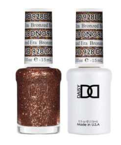 DND Gel & Matching Lacquer- 928 BRONZED ERA DND Gel & Matching Lacquer