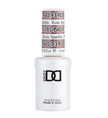 DND Gel Polish- 939 ROSE SPARKLE GEL POLISH