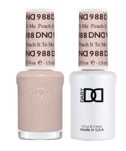 DND Gel & Matching Lacquer- 988 PEACH IT TO ME DND Gel & Matching Lacquer